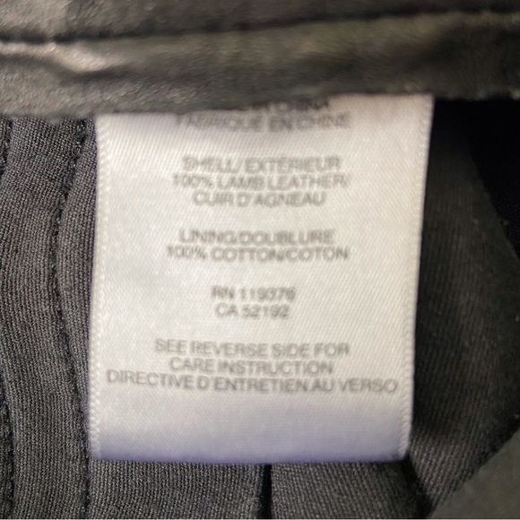 Helmut Lang Lamb leather leggings black stretchy size 0 luxury genuine leather - Picture 8 of 12